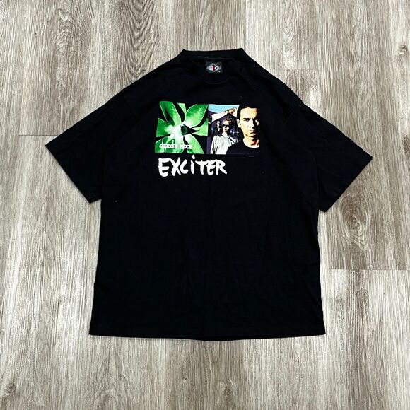 Vintage 2001 Depeche Mode Exciter Tour Band T Shirt Men's Size L Single-Stitch - Picture 1 of 6